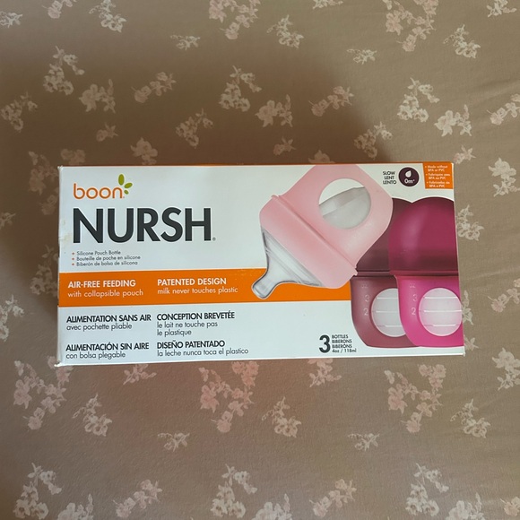 Nursh Pink Baby Bottles - Picture 1 of 2